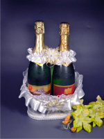 Корзина для свадебного шампанского Ладья