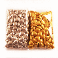 Конфеты Сердечко в золотой глазури для бонбоньерок 200г