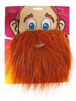 Карнавальная борода рыжая 453871