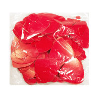 Конфетти, сердца красные, бумага 1501-0178