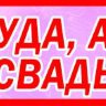 Свадебная наклейка Кто куда, а мы на свадьбу!