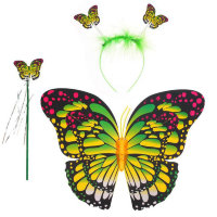 Набор Бабочка яркая из 3 пр.: крылья, ободок, палочка